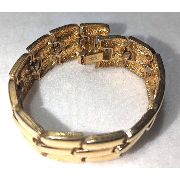 Napier Gold Tone Link Bracelet - Picture 5 of 7